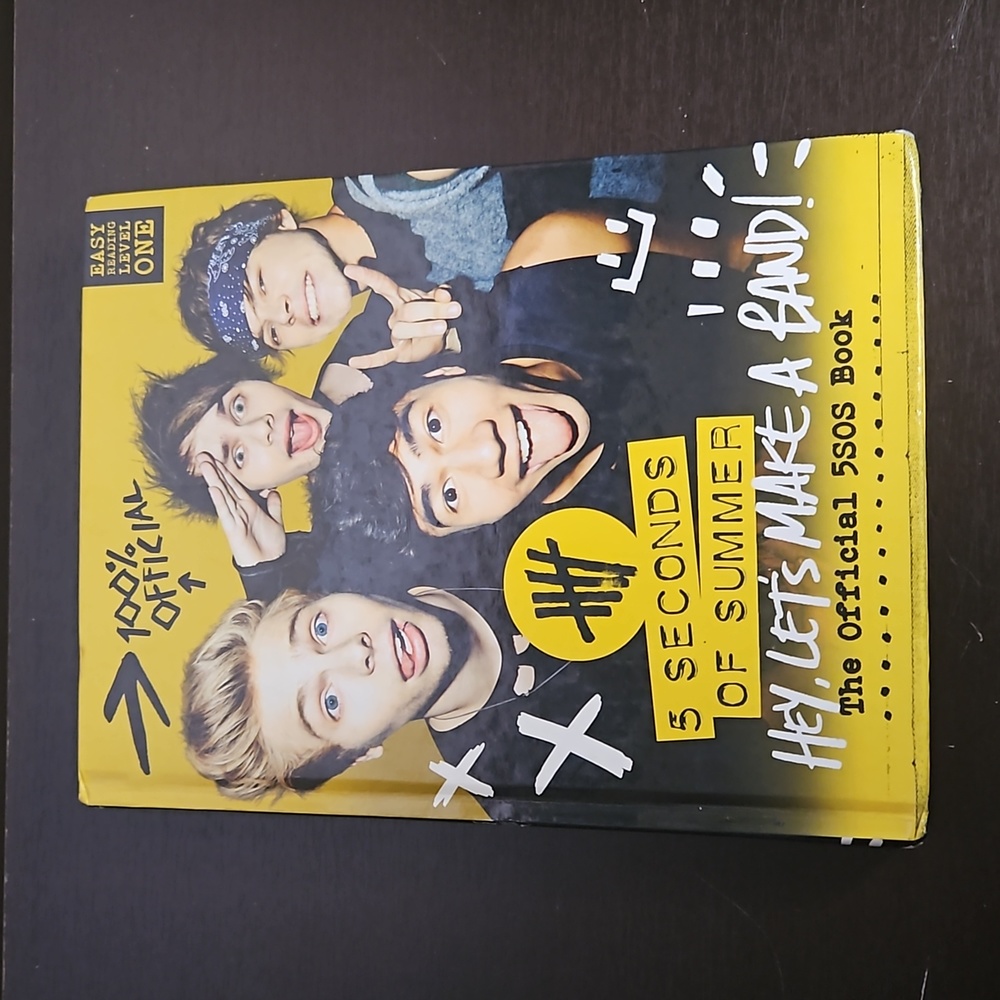 EUC Official 5 Seconds of Summer Hardback Book